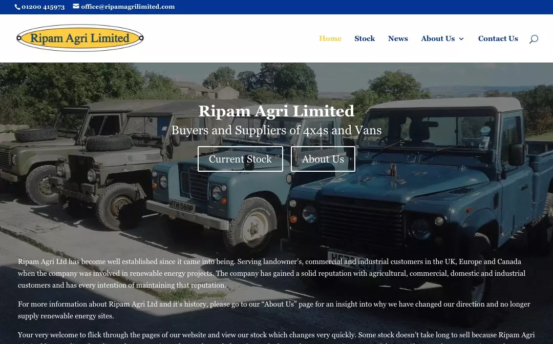 Ripam Agri Limited – Website